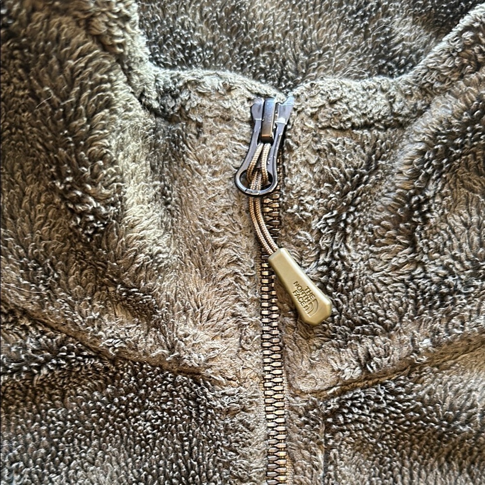 Olive North face zip up - Picture 3 of 5